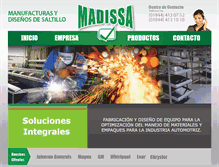 Tablet Screenshot of madissa.com